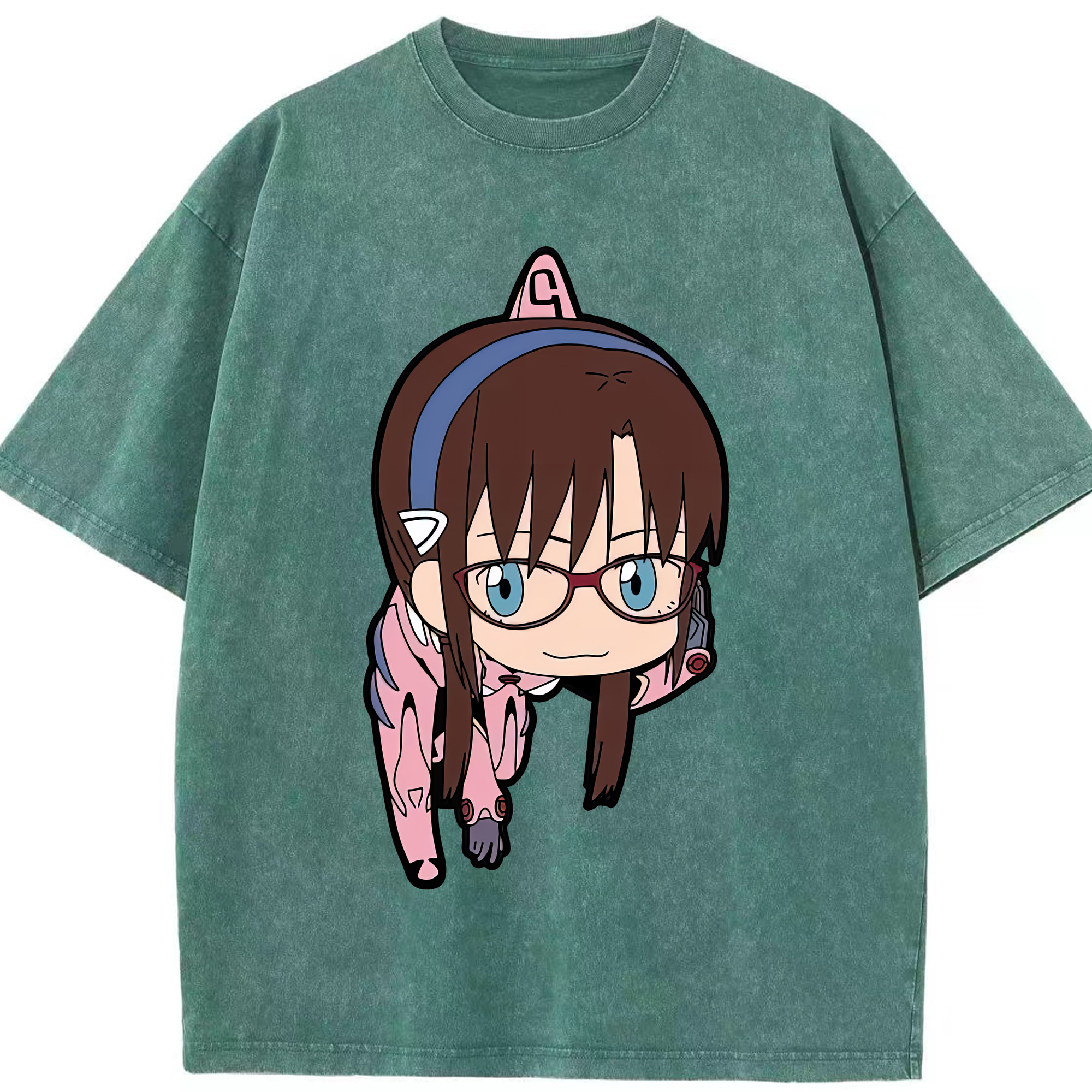 （画像用） EVA 新世紀エヴァンゲリオン 綿100% ヴィンテージ風 半袖Tシャツ（フロントプリント）